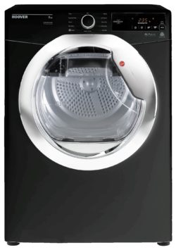 Hoover DXC 9TCEB 9KG Condenser Tumble Dryer - Black.